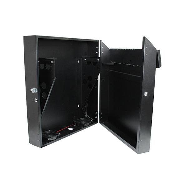 Startech Com 4u 19in Secure Horizontal Wall Mountable Server Rack 2 Fans Included 19 4u Wall Mounted Server Store